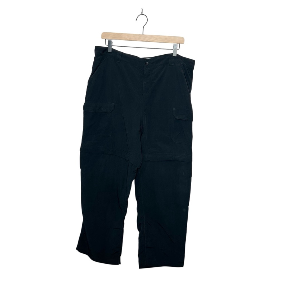 Royal Robbins Womens Outdoor Hiking Convertible Utility Pants Black Plus Size 16